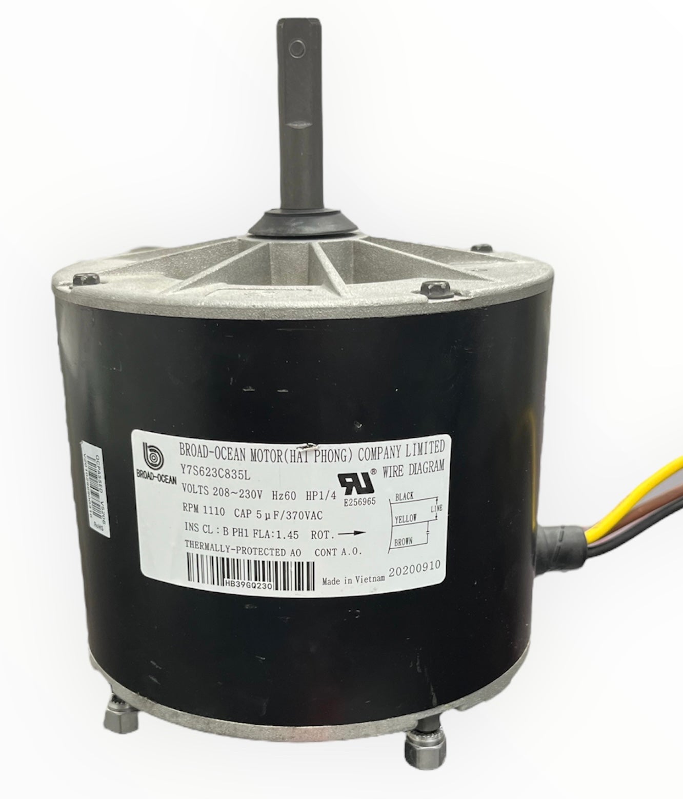 OEM Carrier Enterprise 1 / 4 HP Broad Ocean Condenser Fan Motor