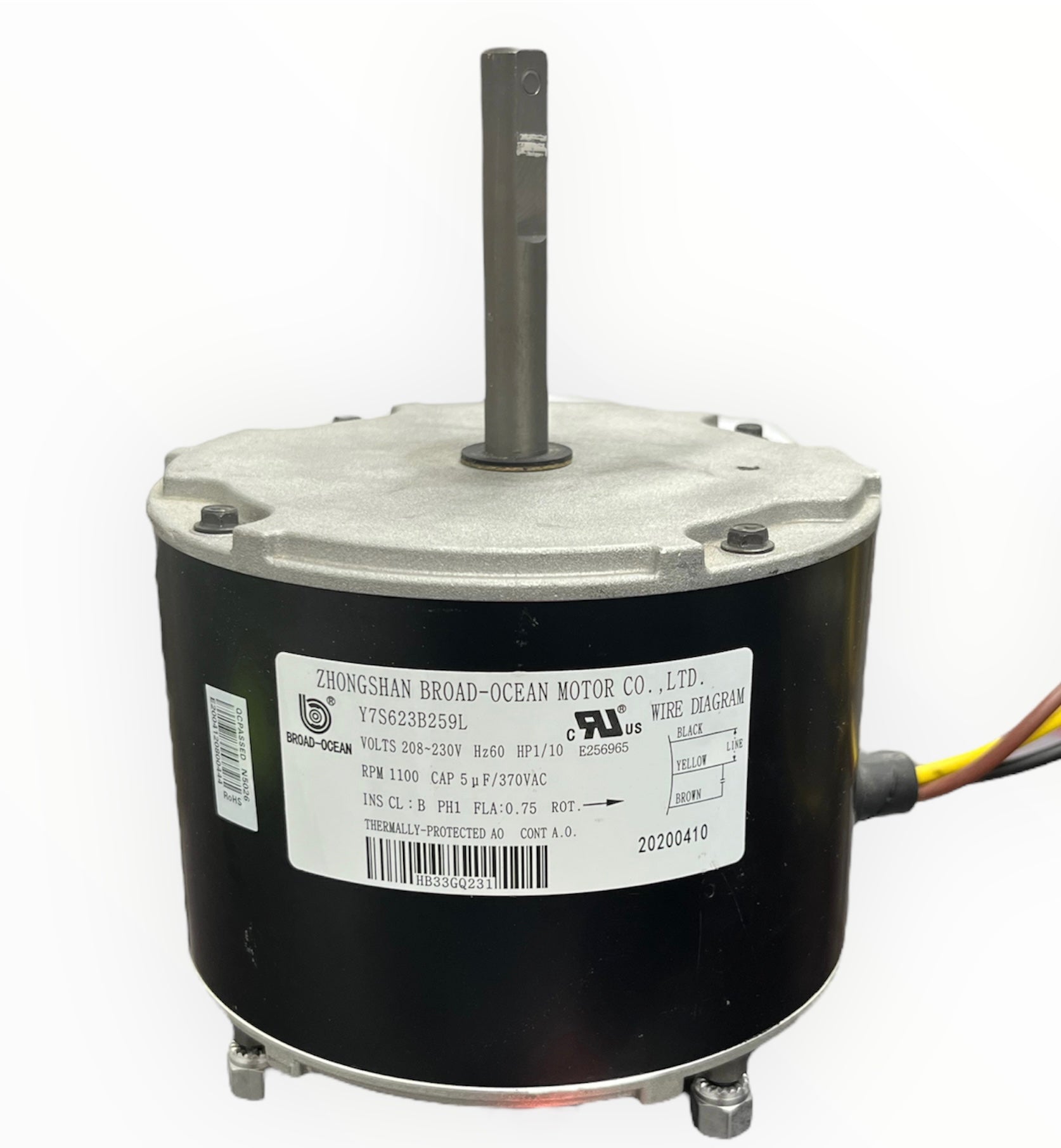 OEM Carrier Enterprise Broad Ocean 1 / 10 HP Condenser Fan Motor