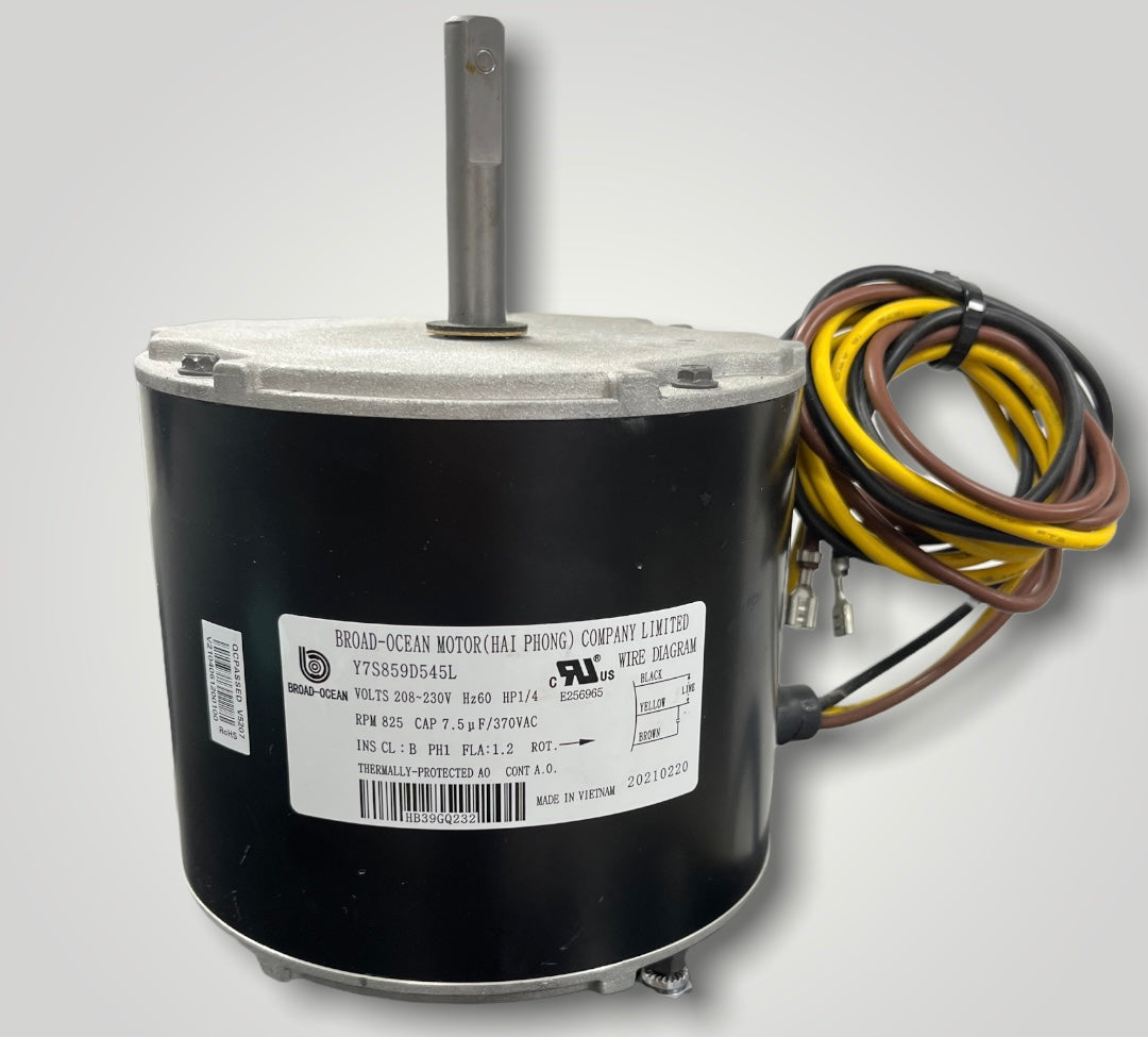1/4 HP OEM Carrier Enterprise Broad-Ocean Condenser Motor