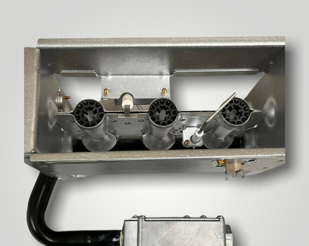 White Rodgers Gas Valve with 3-Burner Manifold and 3-Cell Burner Assembly SET