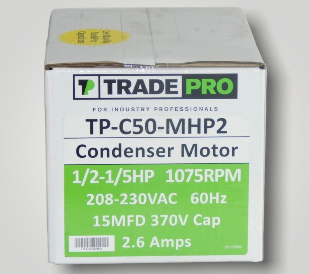 OEM Trade Pro 1/2 HP - 1/5 HP Condenser Motor
