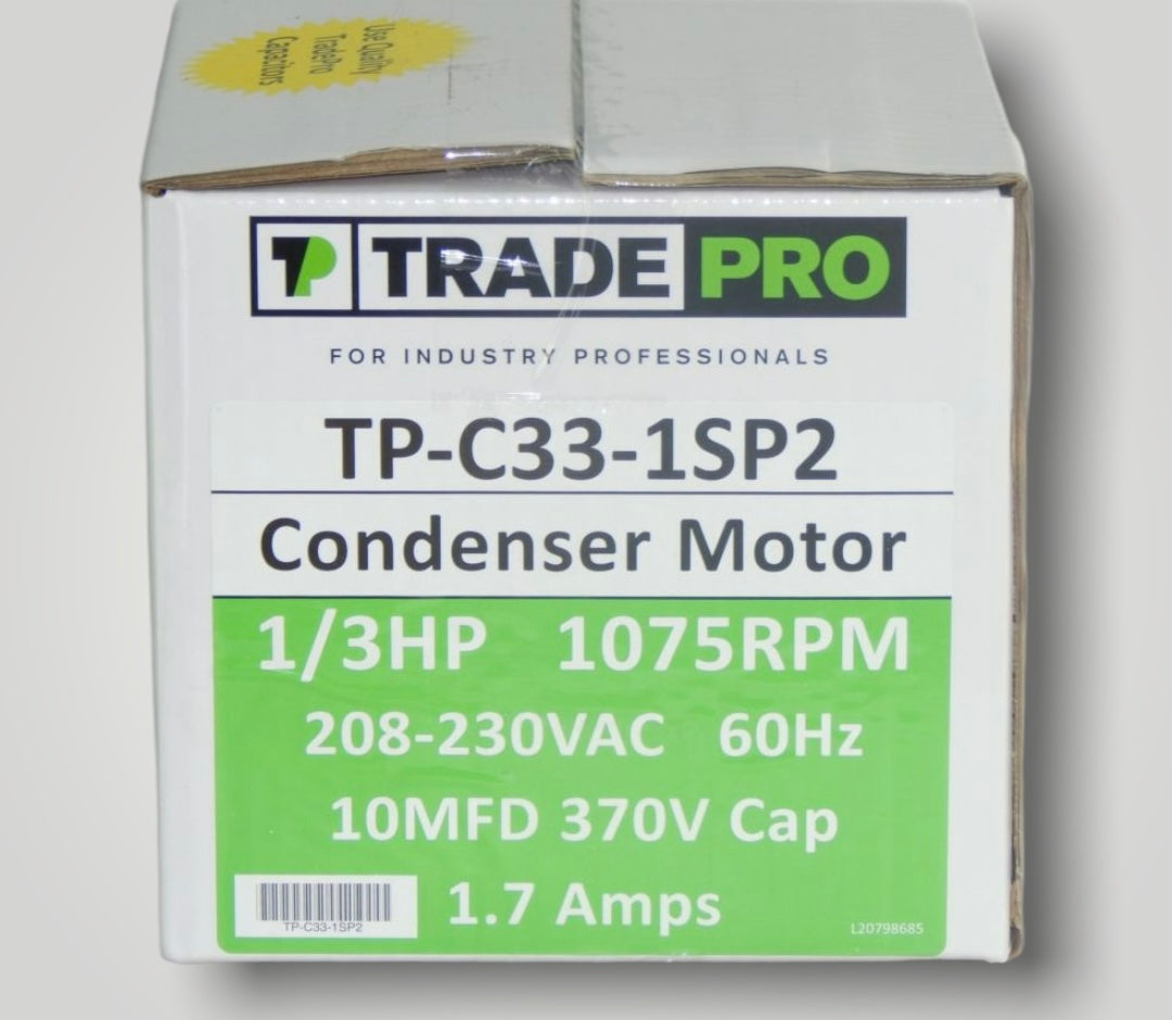 OEM Trade Pro 1/3 HP Condenser Motor