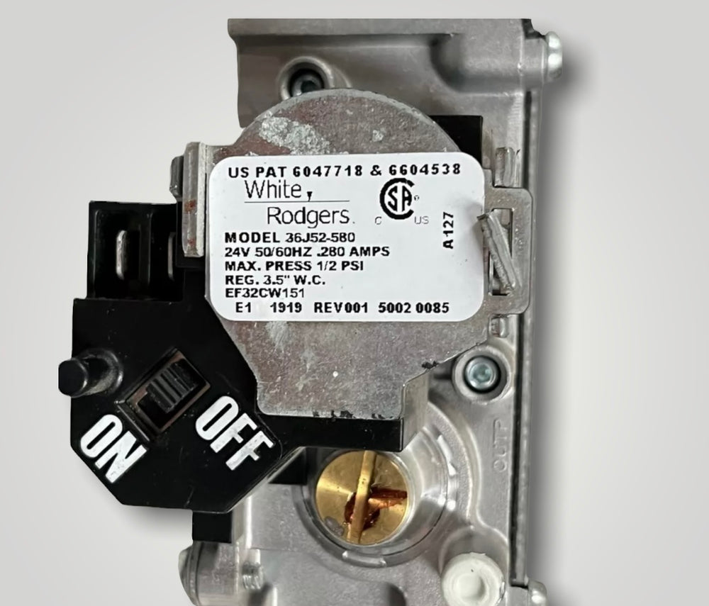 White Rodgers Gas Valve with 3Burner Manifold and 3Cell Burner Assem